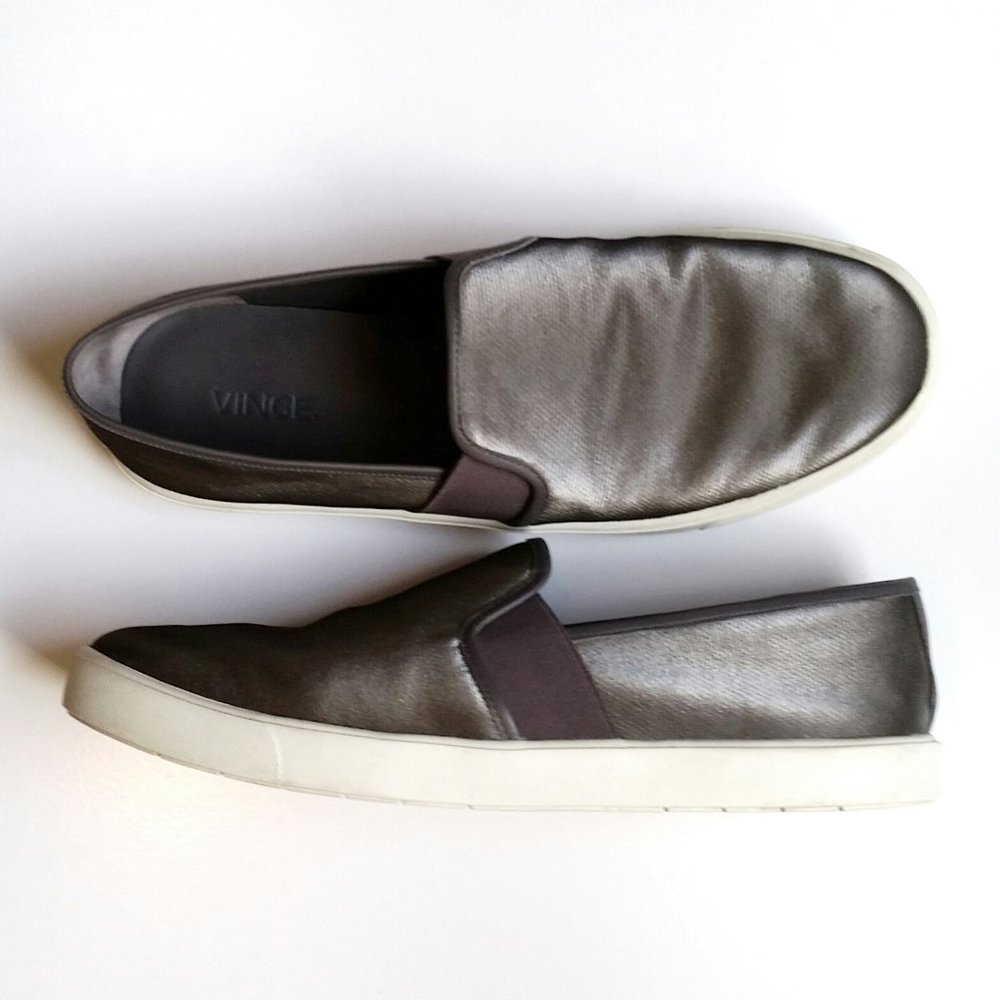 Vince "Berlin" Slip-on Metallic Sneakers 9.5